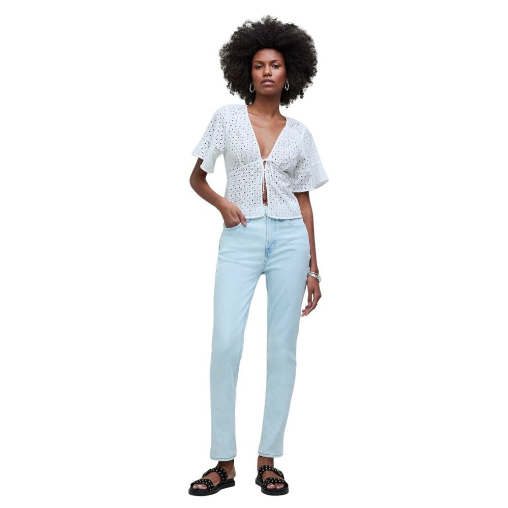 Madewell Light Wash High Waisted The Perfect Vintage Jeans Size 28T